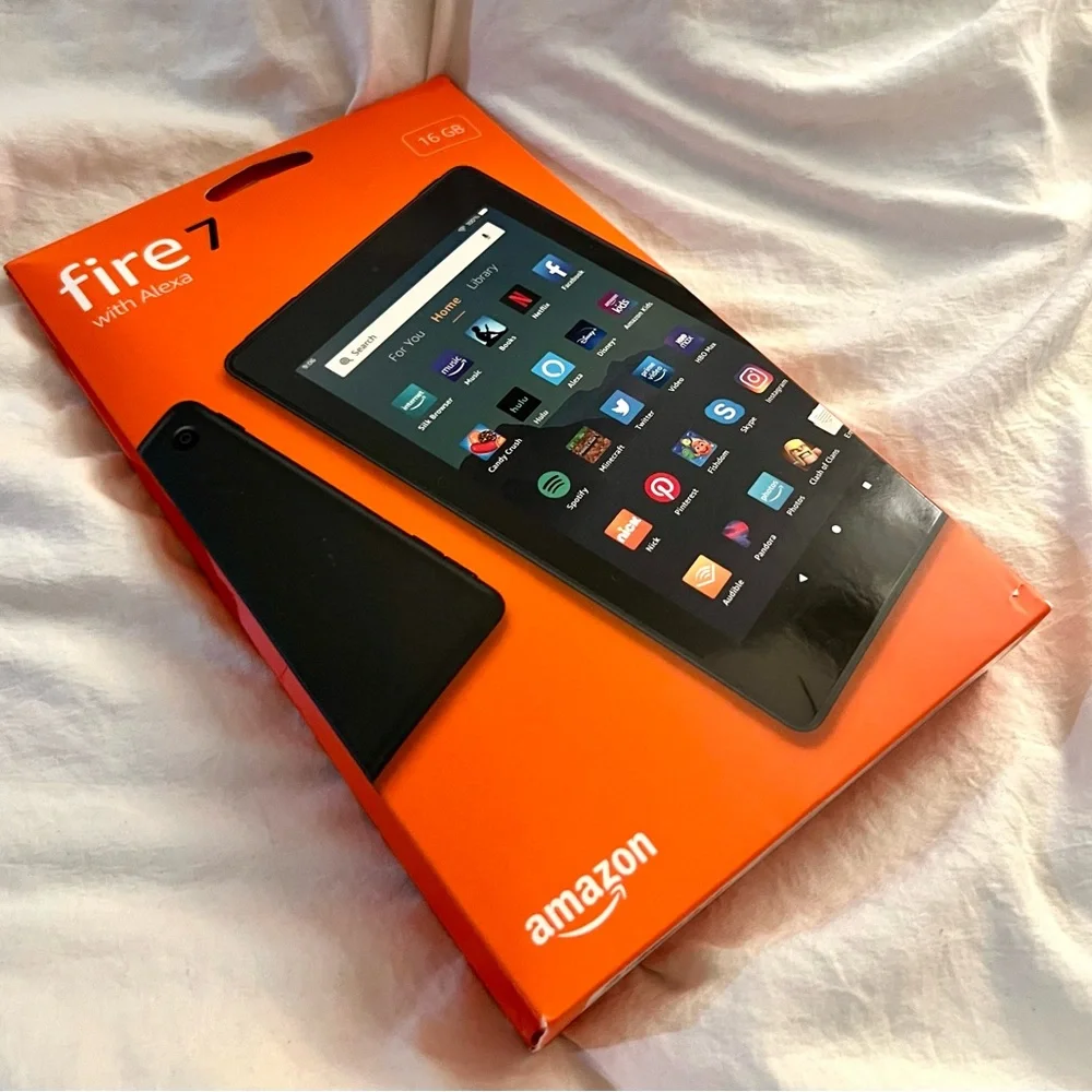 👑✅PRICE FIRM✅ Amazon Fire 7 Tablet 16gb - Sealed Black. Brand New!